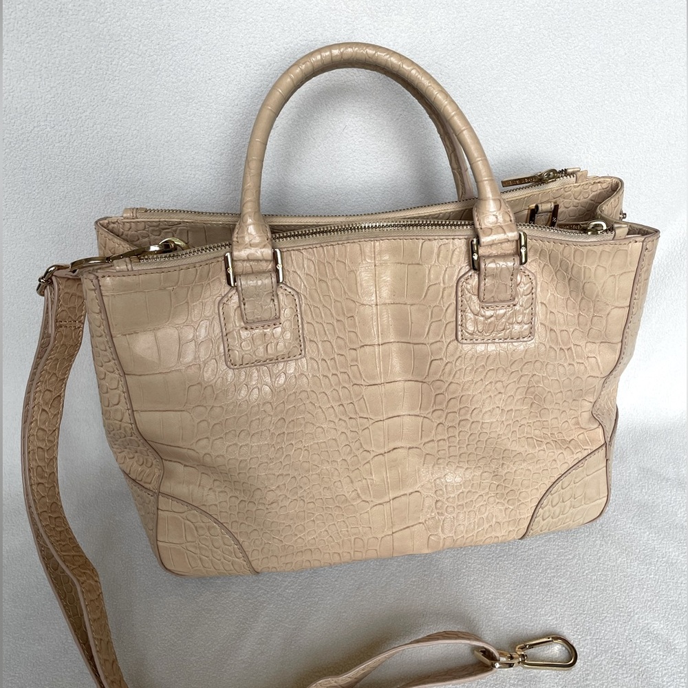 Tory Burch croc purse